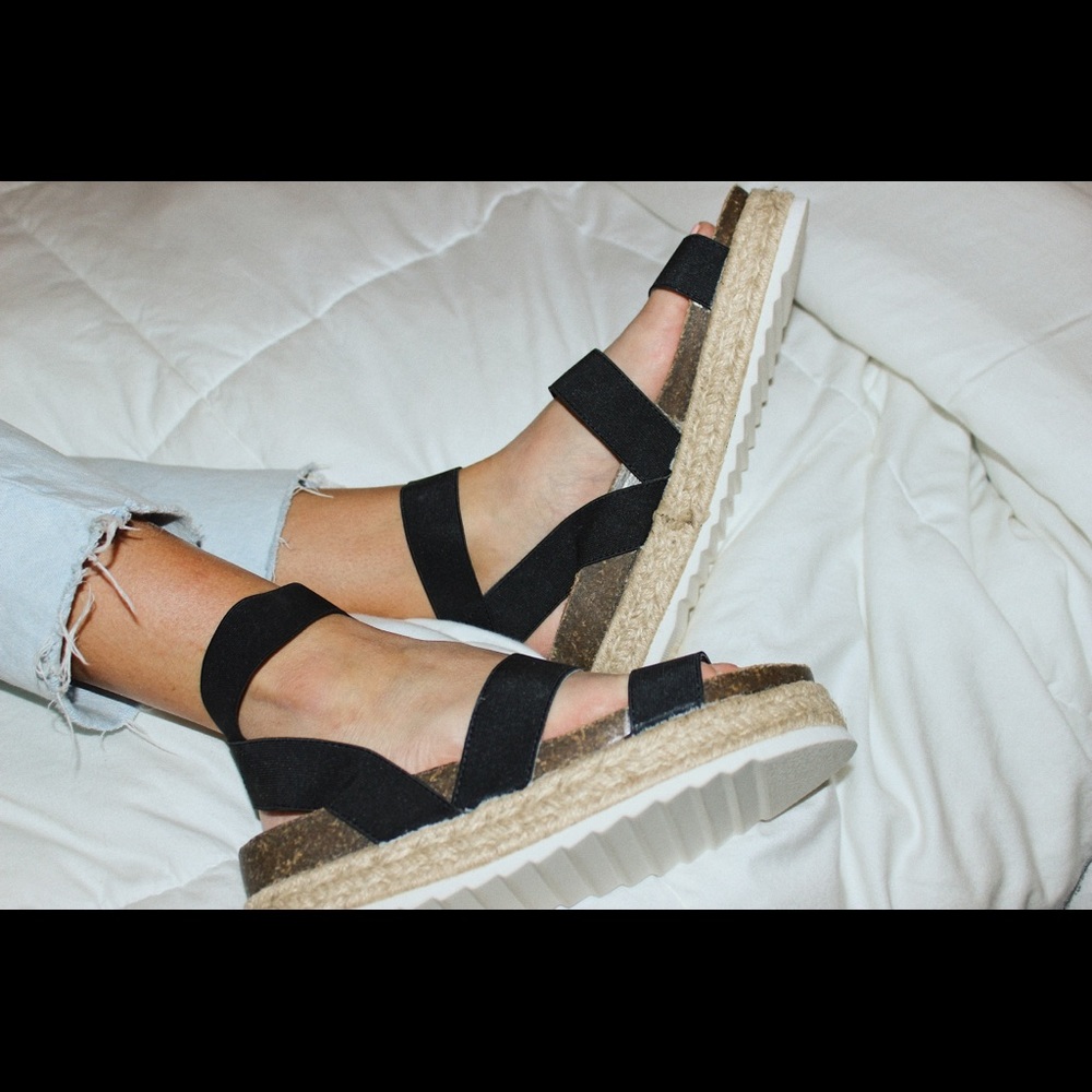 Strappy platform sandals